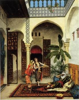 Arab or Arabic people and life. Orientalism oil paintings 565, unknow artist